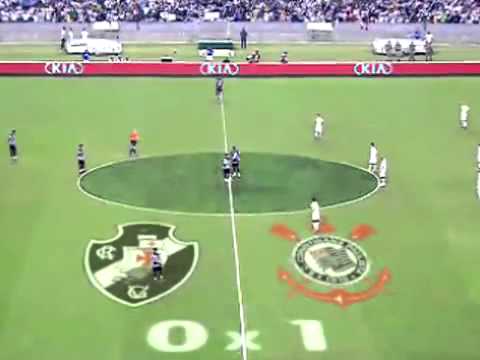 Vasco da Gama 1 X 1 Corinthians Jogos de Ida Semifinal Copa do Brasil 2009