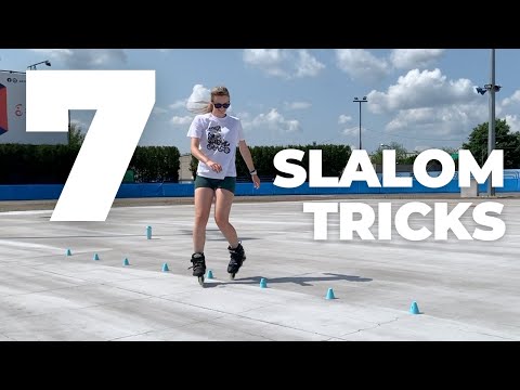 Top 7 Favorite Freestyle Slalom Tricks for Intermediate Rollerbladers