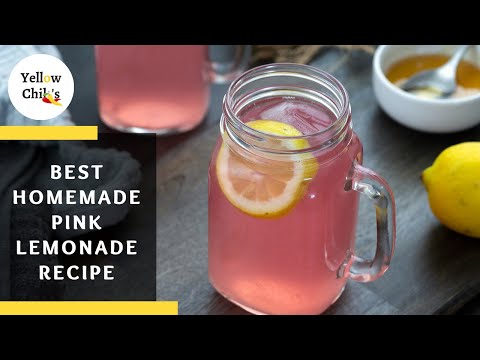 Refreshing Homemade Pink Lemonade Recipe