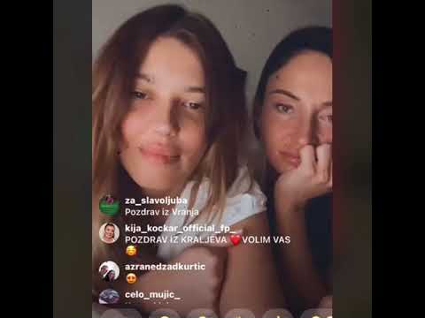 Kija Kockar i Katarina Zivkovic IG livestream 31.01.2021.