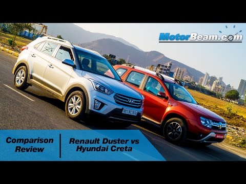 2016 Renault Duster vs Hyundai Creta - Comparison Review | MotorBeam