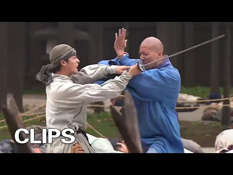 Pirates start a killing spree🔥Warrior monks risk their lives to stop them #clips #kungfu