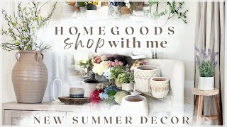 NEW DECOR AT HOMEGOODS / summer 2024 home decor shop with me / tjmaxx + homegoods