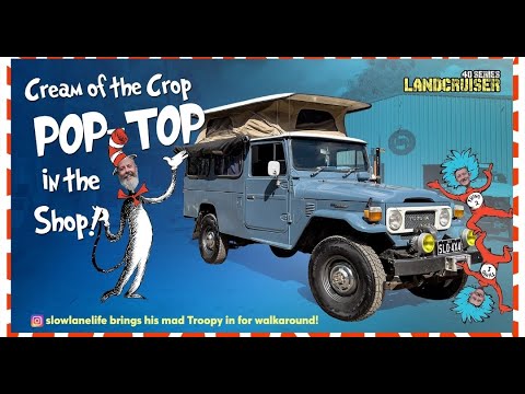Cream Of The Crop Pop Top In The Shop (1982 Troopy) - Mr Landcruiser