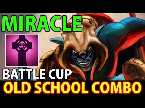 Miracle Huskar- Dota 2 BattleCup Semi Final: Old School Combo [Dazzle]