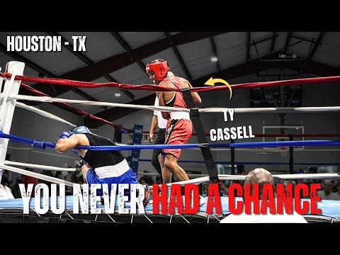 VICIOUS! 😳 Amateur Boxing Match Ends With BRUTAL Finish!