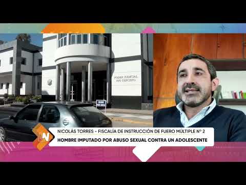 Hombre imputado por abuso sexual contra un adolescente, Nicolás Torres
