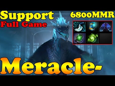 Dota 2 - Meracle- 6800 MMR Plays Winter Wyvern Support - Full Game - CDEC Qualifiers