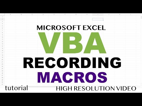 Excel VBA Programming for Beginners Beyond Recording Macros Part 1