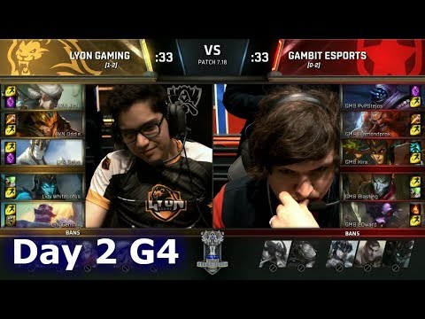 Lyon Gaming vs Gambit | Day 2 of S7 LoL Worlds 2017 Play-in Stage | LYN vs GMB G2