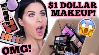 $1 MAKEUP HAUL!!!! SHOP MISS A | FIRST IMPRESSIONS &amp; SWATCHES!!