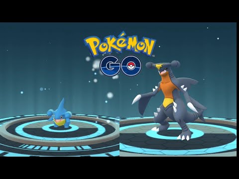 SHINY GIBLE EVOLUTION TO GARCHOMP