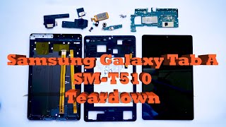 Samsung Galaxy Tab A 10.1" SM-T510 SM-T510NZKAXAR  Disassembly Teardown Guide Screen Replacement