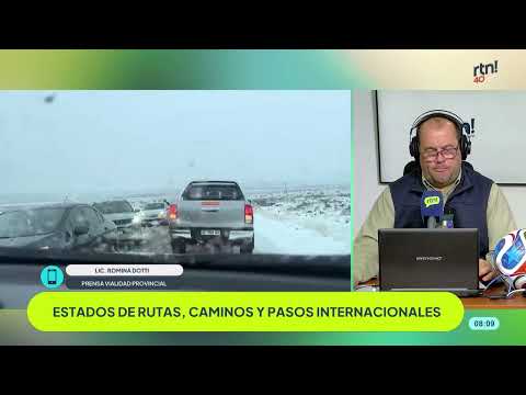 conectadosrtn Frío extremo en Neuquén: piden precaución al circular por rutas y caminos