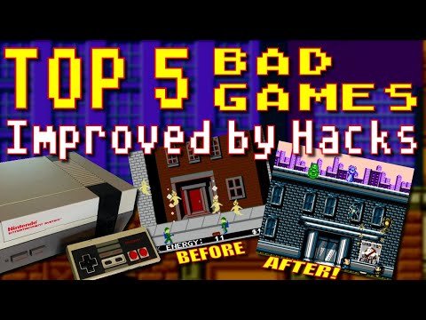 Top 5 BAD Nintendo NES Games Improved by Hacks