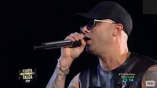 Wisin - Escápate conmigo ( Talca - Chile 2018 ) Vivo