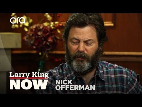 Woodworking Or Bacon? Nick Offerman Answers Social Media Questions | Larry King Now