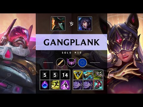 Gangplank Mid vs Ahri - EUW Master Patch 25.19