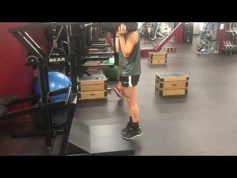 Heel Raise 2 Feet Off Bear Squat