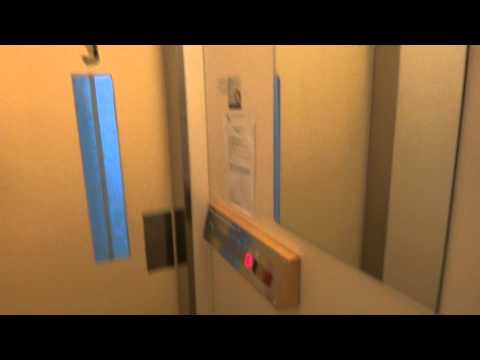 old ASEA (mod. by: WPM) traction elevator @ Kopparvägen 65, Kallhäll, Järfälla, Sweden.