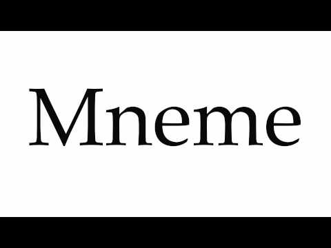 How to Pronounce Mneme