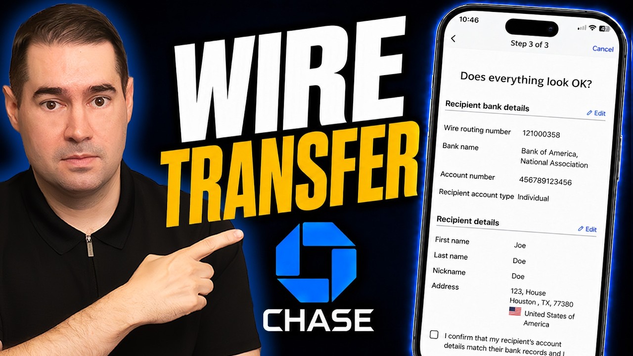 How to Send a Domestic  Wire Transfer from Chase