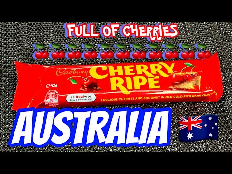 Yummy! Aussie Cherry Ripe Chocolate Bar