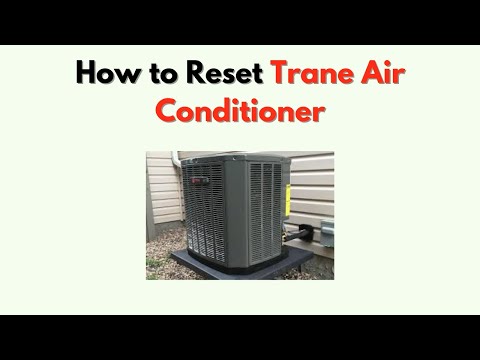 Trane Hvac Reset Button