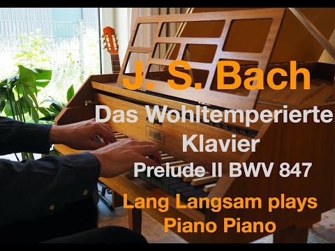 J. S. Bach - Prelude II in C minor BWV 847 #bach #baroque #classic #glenngould