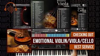 Video thumbnail for Checking Out: Emotional Cello, Emotional Viola & Emotional Violin by Best Service by Sample Library Review
