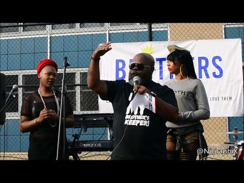 The Union/ ShiNuh & Fesah Rollins perormance at the Brothers On The Block Party.