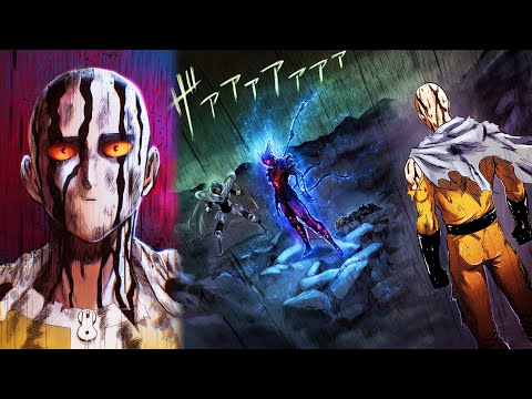 FULL POWER SAITAMA AND BLAST VS GOD GAROU!