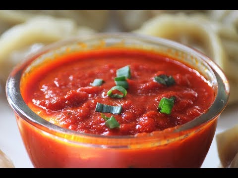 Perfect Nepali momos chutney | Street style | मोमोज़ चटनी