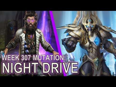 Zerglings eating the mine hits | Starcraft II: Night Drive (ft Dehakaburger)