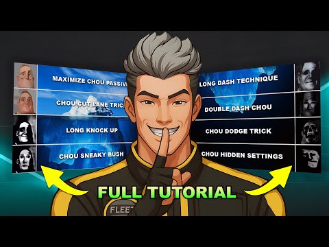 TUTORIAL CHOU!! ONLY 1% KNEW THIS TRICK (global chou full advanced tutorial) - Mobile Legends