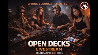 OPEN DECKS LIVE 🔥 70K PARTY – ANYONE CAN PLAY