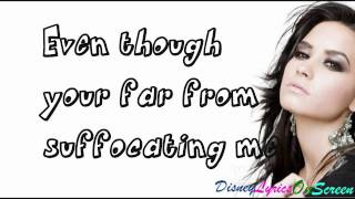 Demi Lovato - Catch Me (Lyrics On Screen) - HD