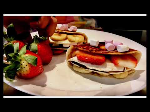 Saisha’s tortilla wrap #tortillawrapchallenge #nutella #cooking #fruits #saisha #sweettortilla #yum