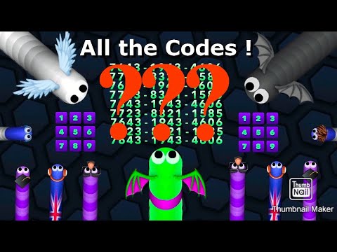 10 NEW CODES FOR SLITHER.IO IN 2020.