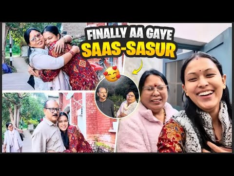 Finally first time aaye saas sasur hamare quarter😍❤️|| Varsha Thapa 