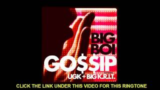 Big Boi -- Gossip f. UGK &  Big K.R.I.T.