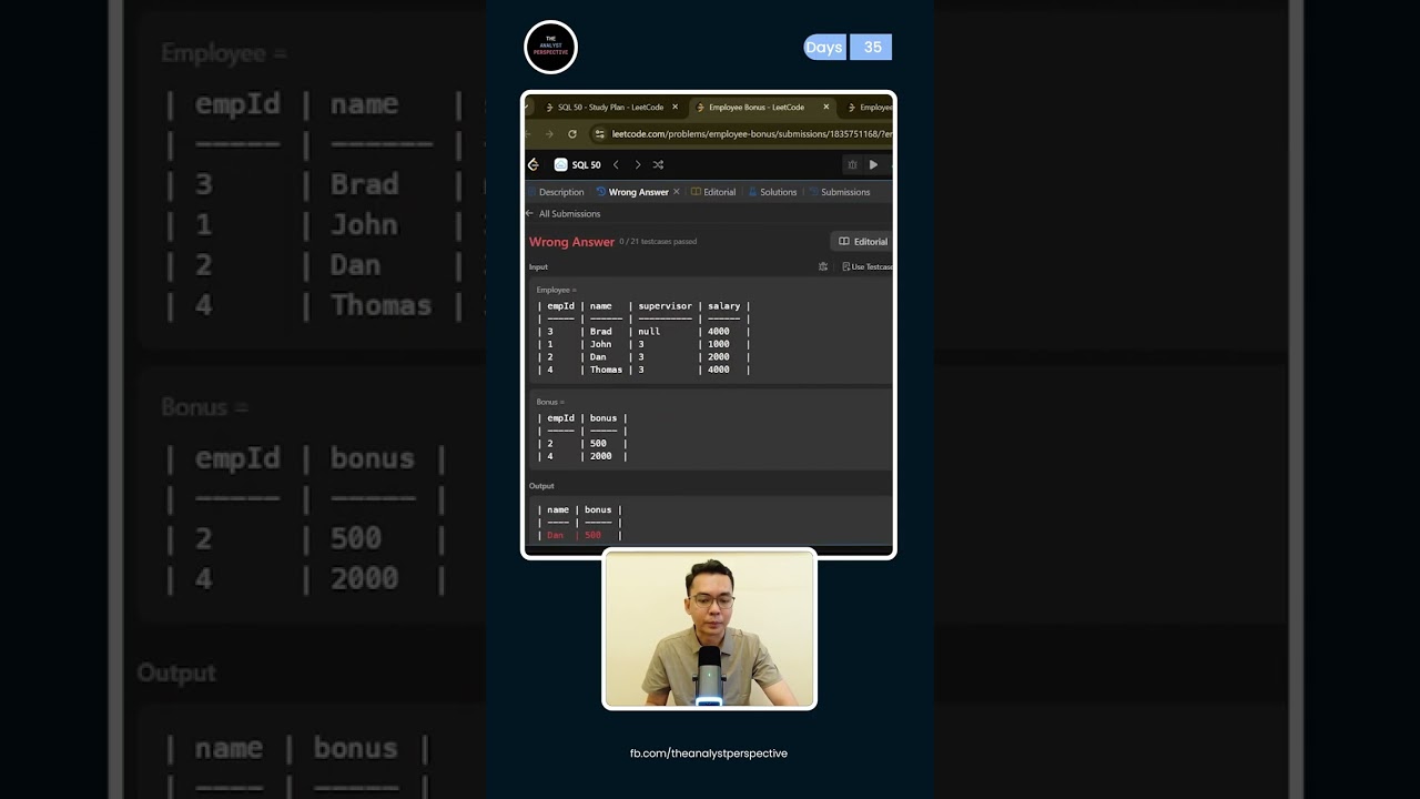 100 Days of Learning SQL Episode 35