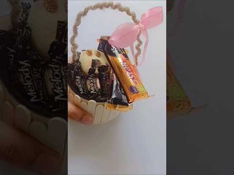 Diy gift hamper #diy #gift #chocolate #hamper #viral #shorts