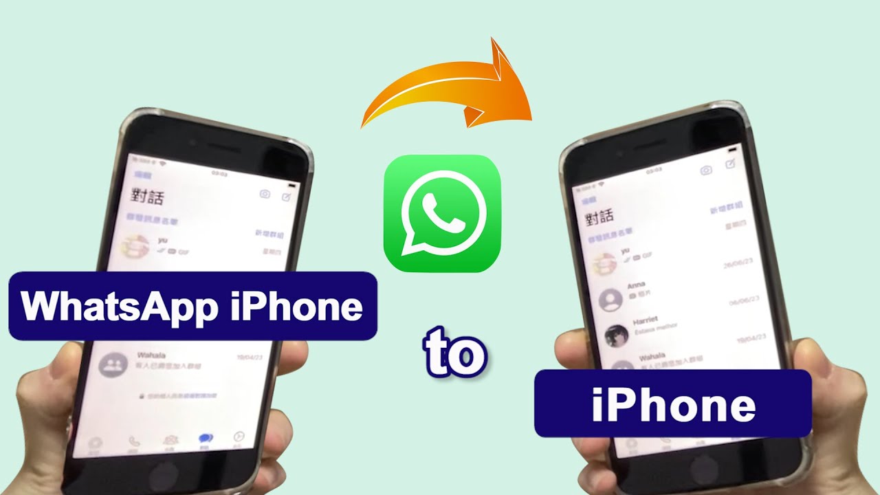 WhatsApp 轉移 iPhone to iPhone