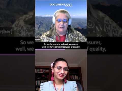 Documentation metrics in use according to Mysti Berry, Principal ...