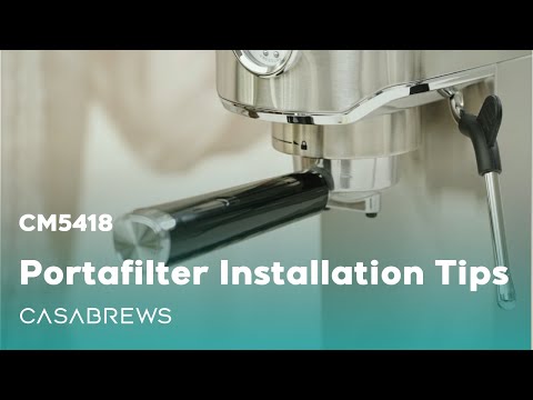 CM5418: How to Lock the Portafilter in Place Easily