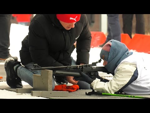 В Гомеле стартовал "Снежный снайпер" видео