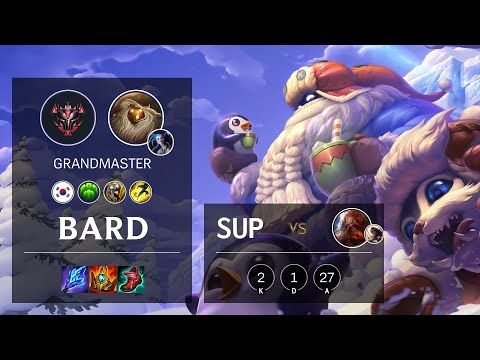 Bard Support vs Gragas - KR Grandmaster Patch 11.9