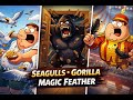 Peter Feeds Seagulls The Gorilla Door Magic Feather Fail