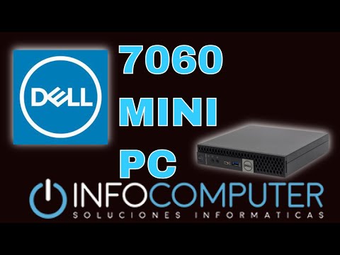 DELL Optiplex 7060 Mini PC Core i7 8700 3.2 GHz LCD 22" | 16 GB | 240 SSD | Tec. y raton inalambrico | DP | Adaptador VGA